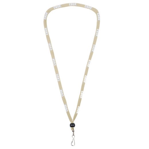 CSUF Shoelace Lanyard - Beige